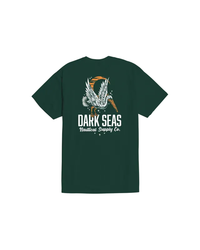 Dark Seas Nite Flyer Tee - Forest