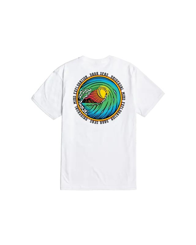 Dark Seas Tube Time Tee - White