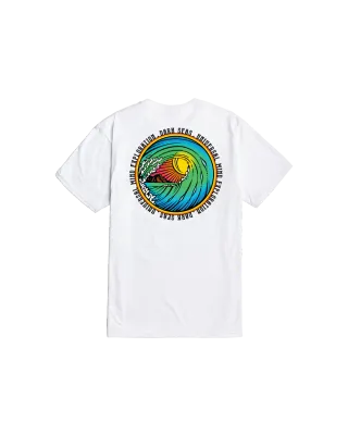 Dark Seas Tube Time Tee - White