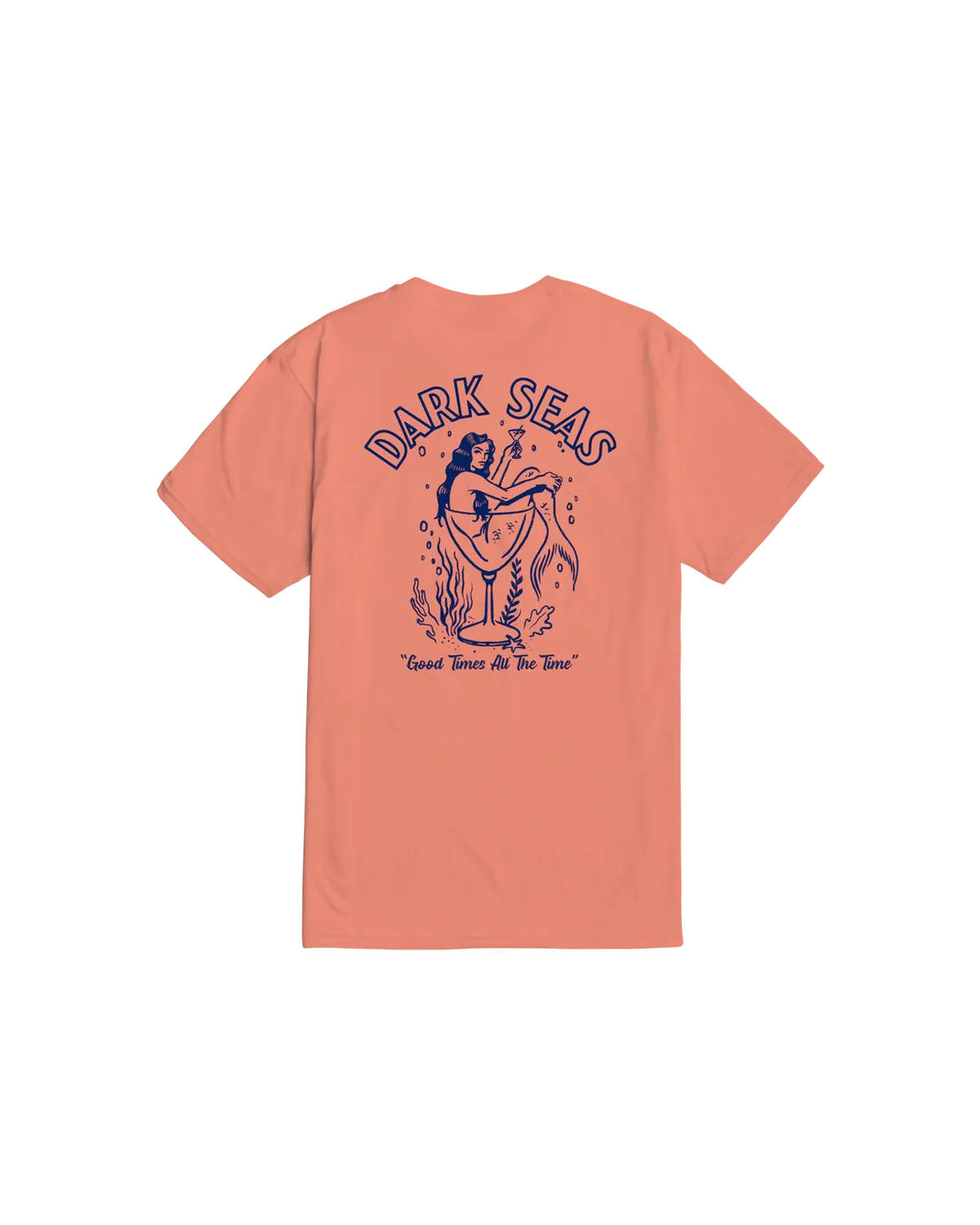 Dark Seas Chill Out Tee - Coral
