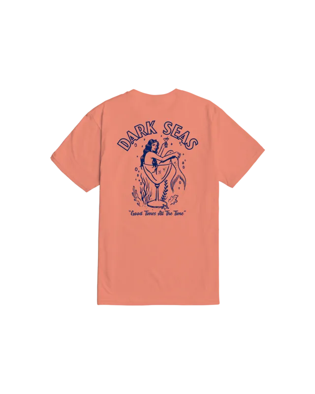 Dark Seas Chill Out Tee - Coral