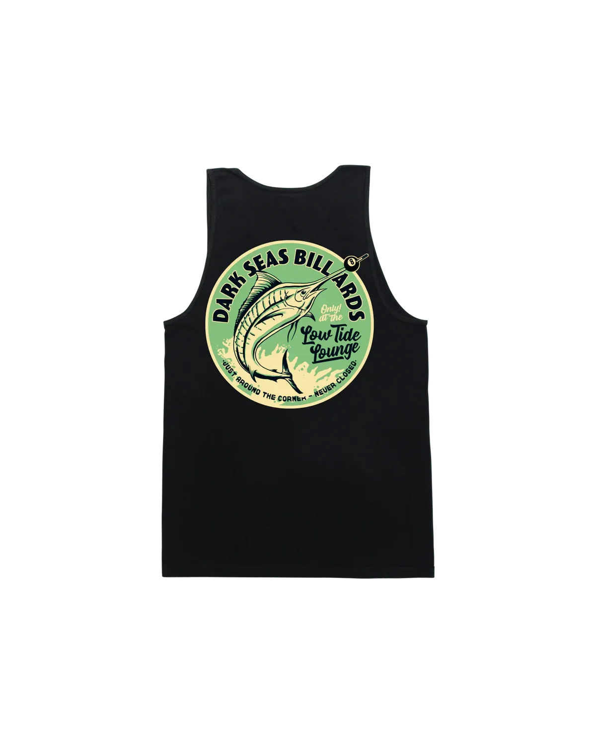 Dark Seas Eight Ball Tank - Black