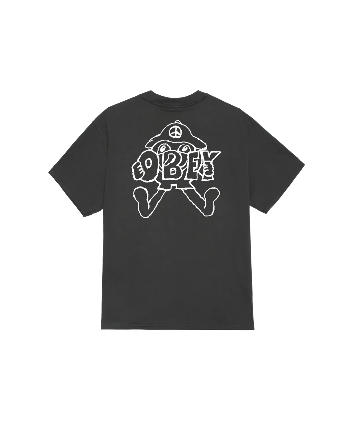Obey Peace Troll Tee - Vintage Black
