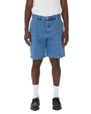 Obey Bigwig Baggy Denim Short - Light Indigo