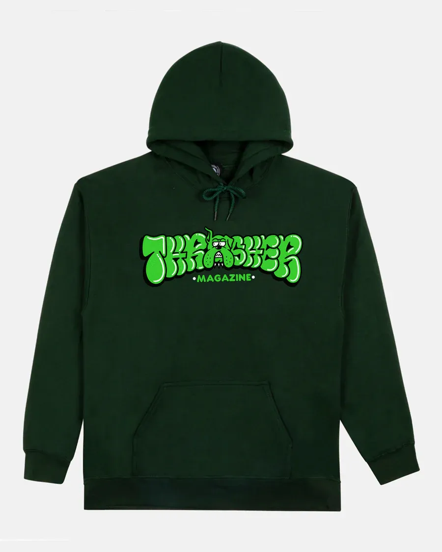 Thrasher Bully Hood - Forest Green