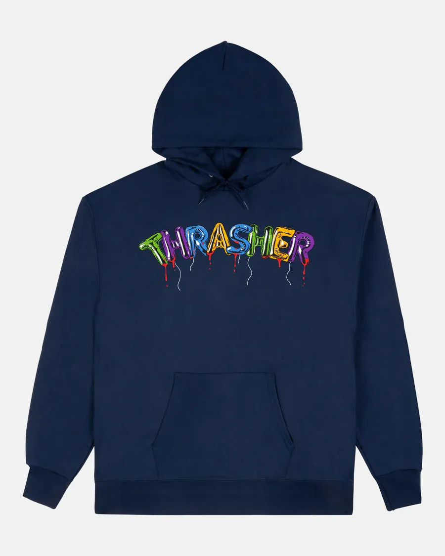 Thrasher Balloons Hood - Navy