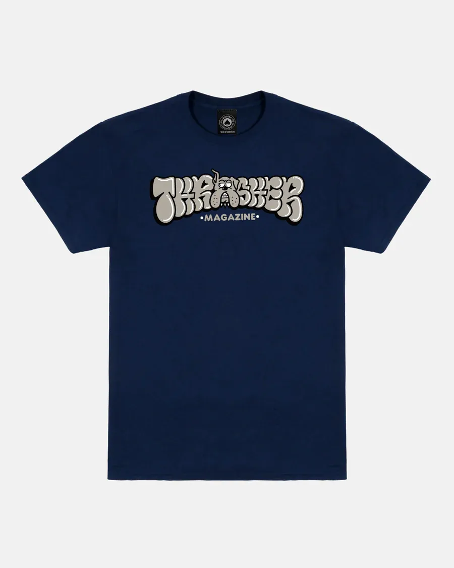 Thrasher Bully Tee - Navy