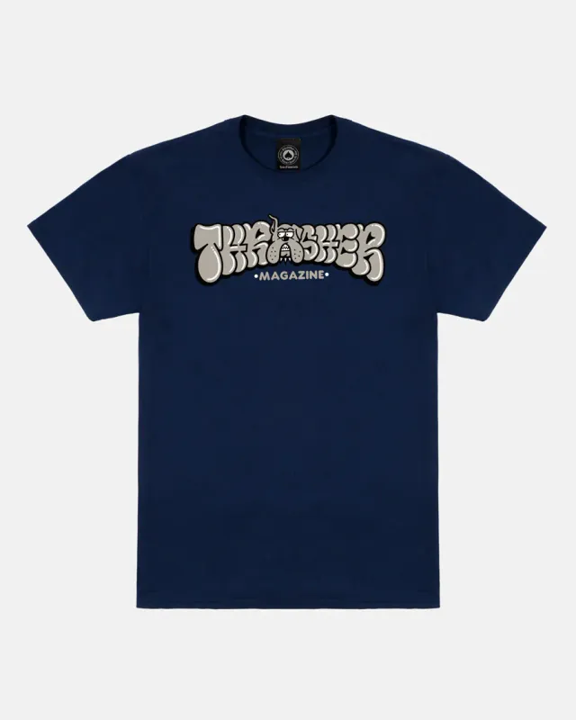 Thrasher Bully Tee - Navy
