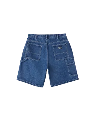 Obey Bigwig Denim Carpenter Short - Stone Wash