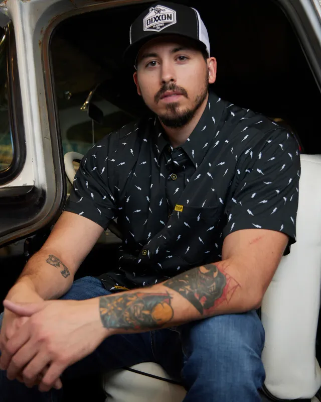 Dixxon Bolt Party Shirt - Black/Grey