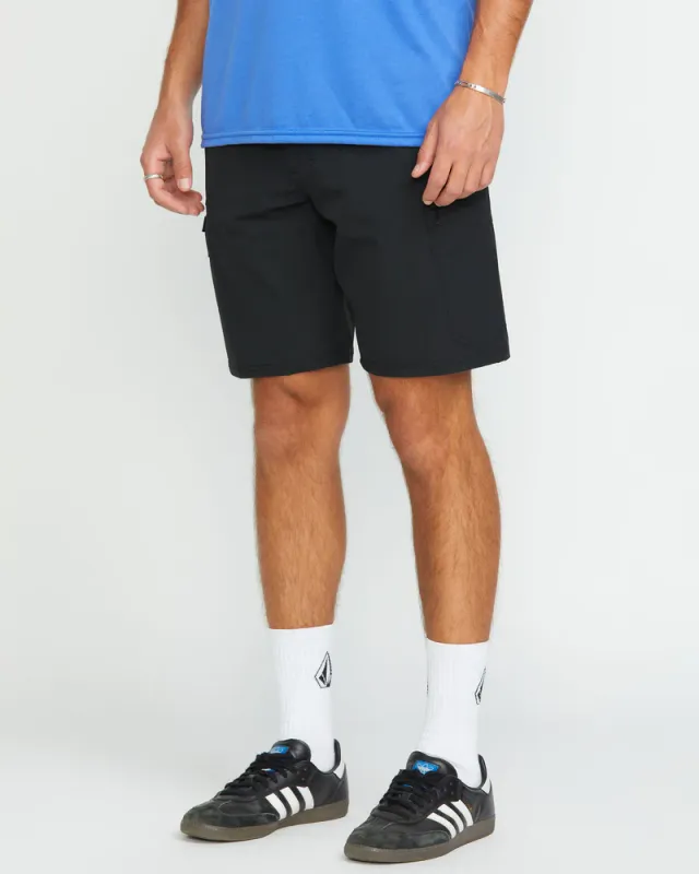 Volcom Cashed In Cargo Hybrid Short 20&quot; - Black