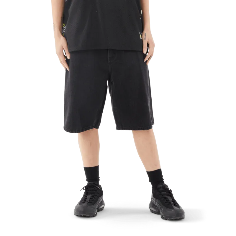 Huf Cromer Shorts - Washed Black