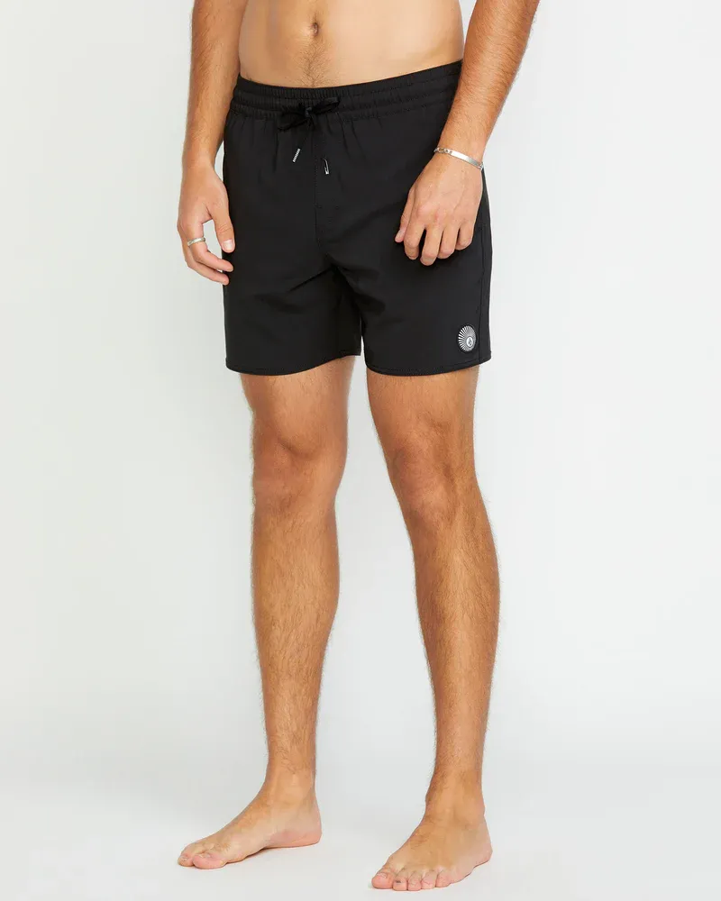 Volcom Lido Solid Trunk 16&quot; - Black