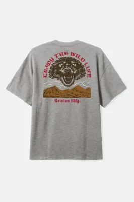 Brixton Mercy Tee - Heather Grey