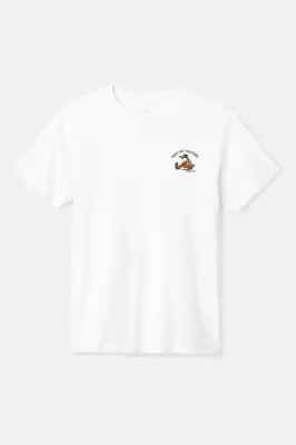 Brixton Stride Tee - White