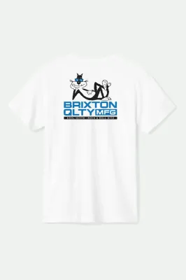 Brixton Cool Cat Tee - White