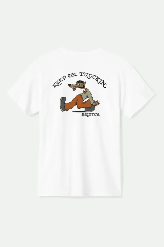 Brixton Stride Tee - White