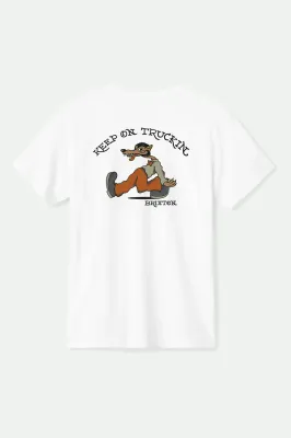 Brixton Stride Tee - White