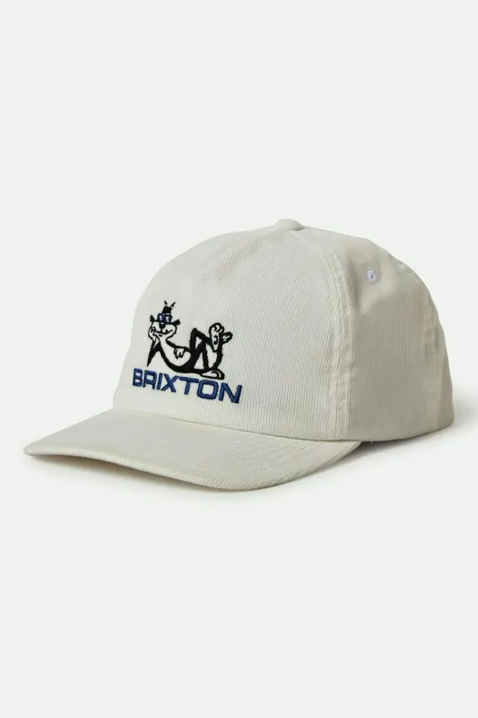 Brixton Cool Cat Snapback - White