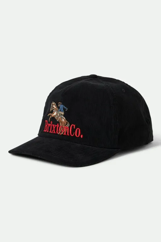 Brixton Inwood Snapback - Black
