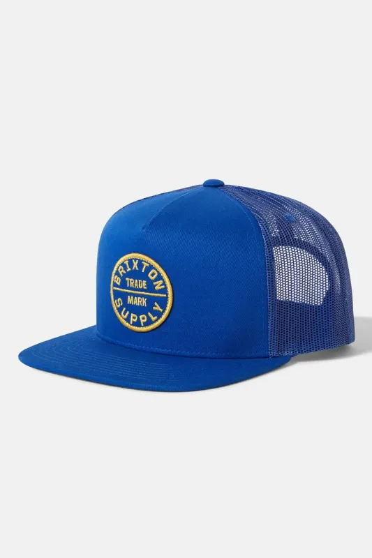 Brixton Oath Trucker Hat - Royal