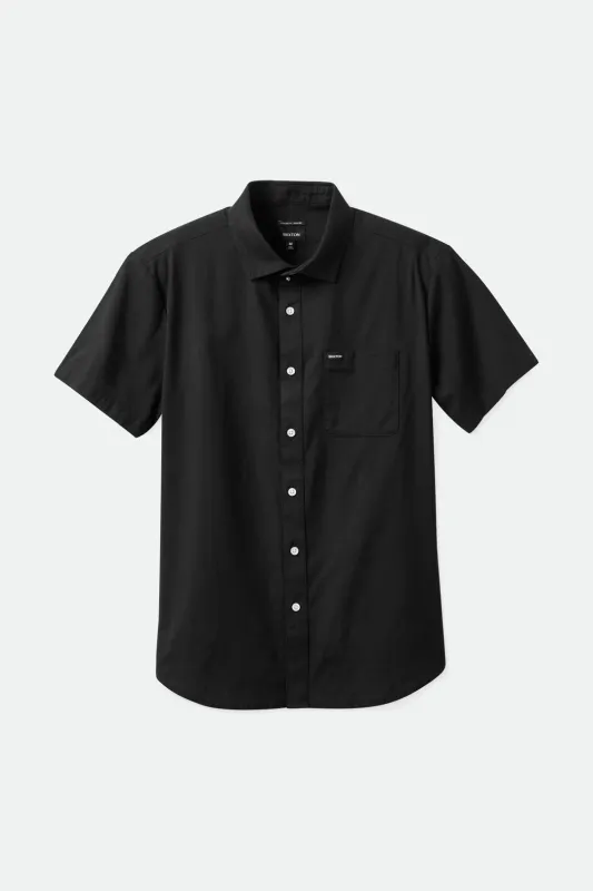 Brixton Oxford Charter SS Woven - Black