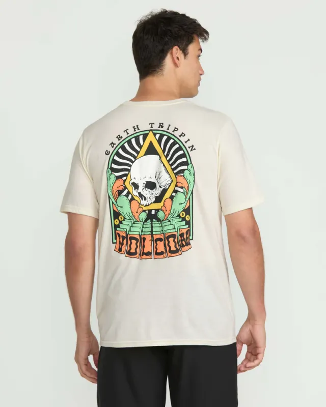 Volcom Arched Tee - Off White Heather
