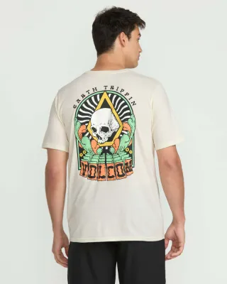 Volcom Arched Tee - Off White Heather