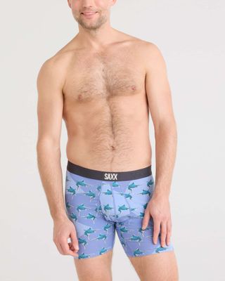 Saxx Ultra Super Soft Boxer - Man in the Blue Suit