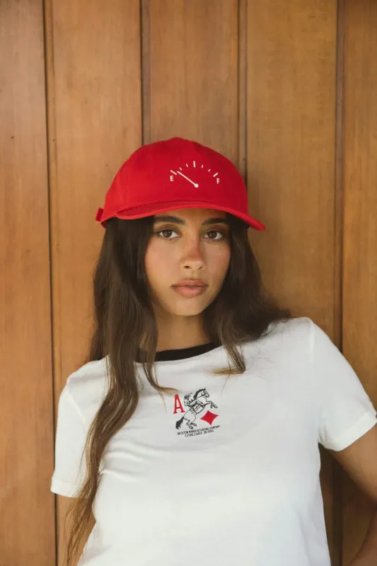 Brixton Running on Empty Snapback - Crimson