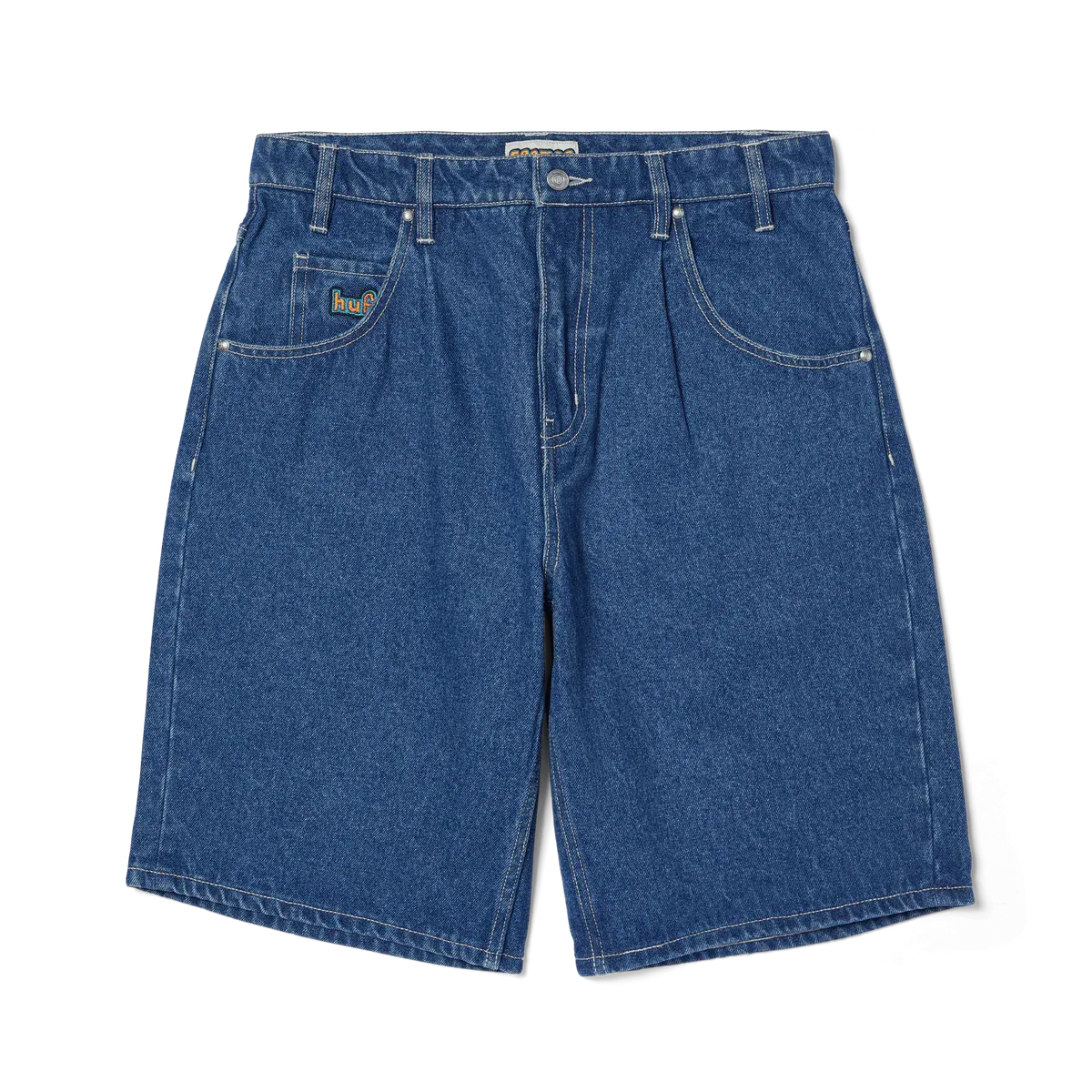 Huf Cromer Shorts - Stonewash Indigo