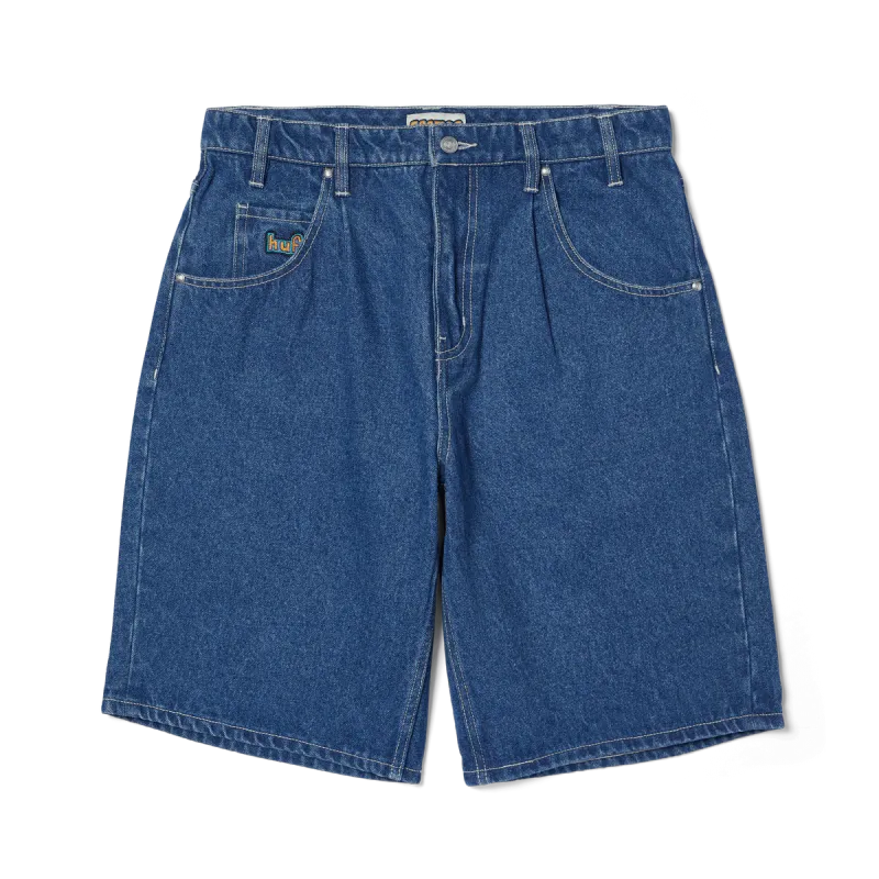 Huf Cromer Shorts - Stonewash Indigo