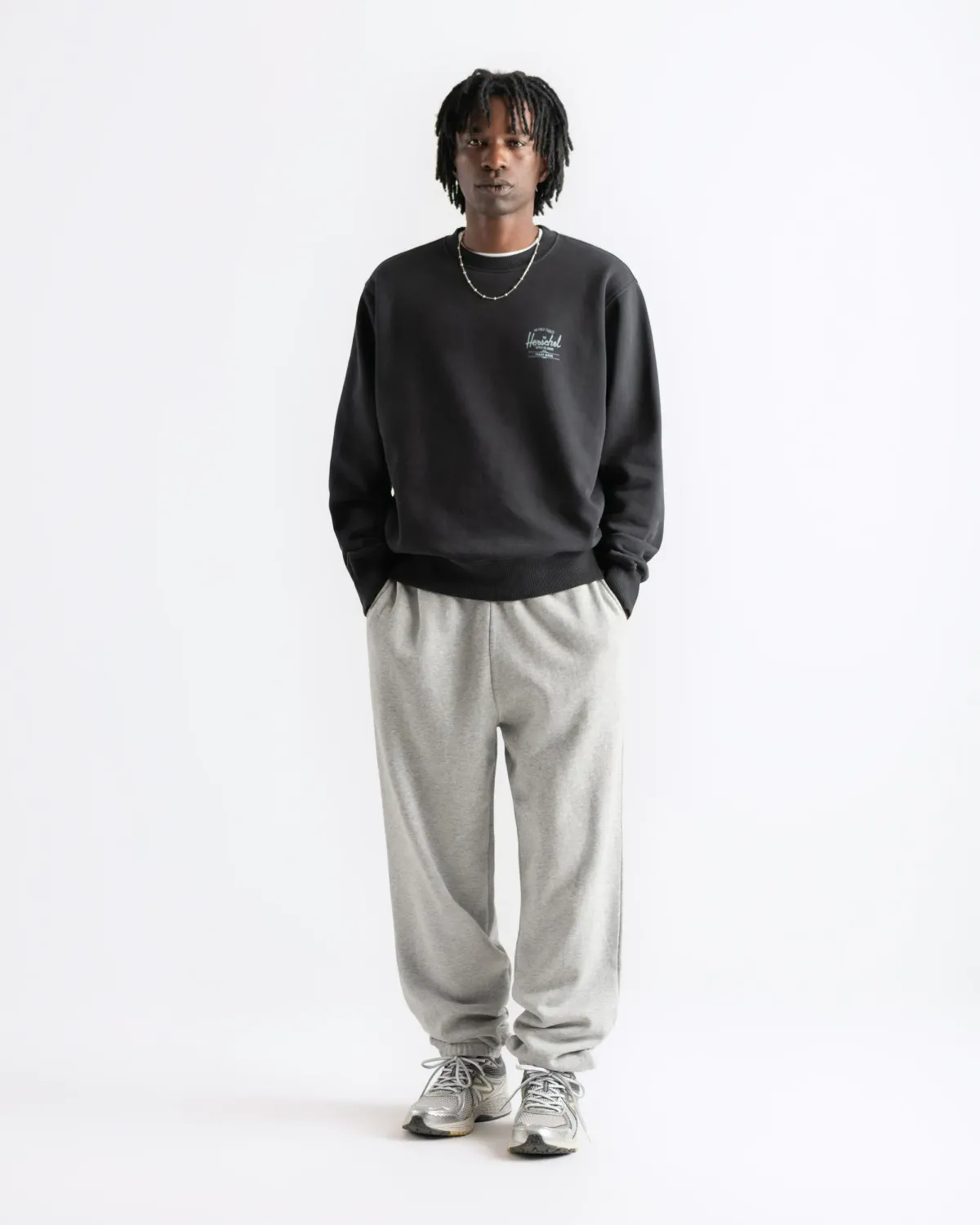 Herschel Classic Sweatpant - Heather Light Grey