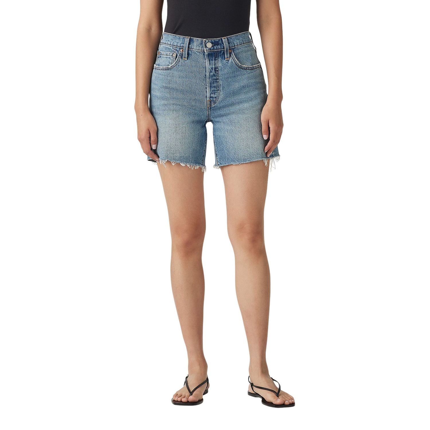 Levi&#39;s 501 Mid Thigh Short - Ticked and Untied
