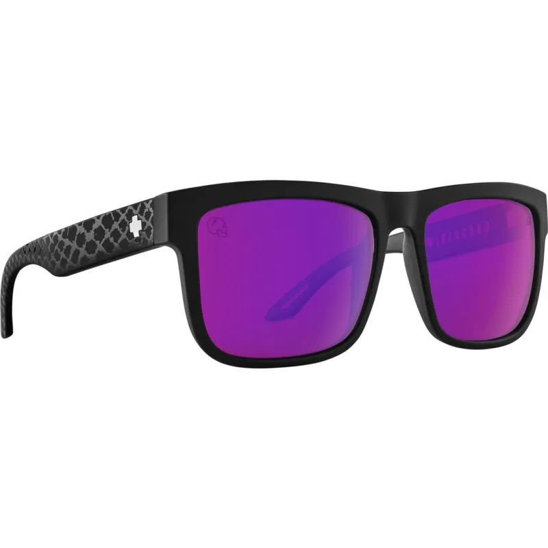 Spy Discord Slayco Matte Black Viper - Happy Bronze Purple Mirror