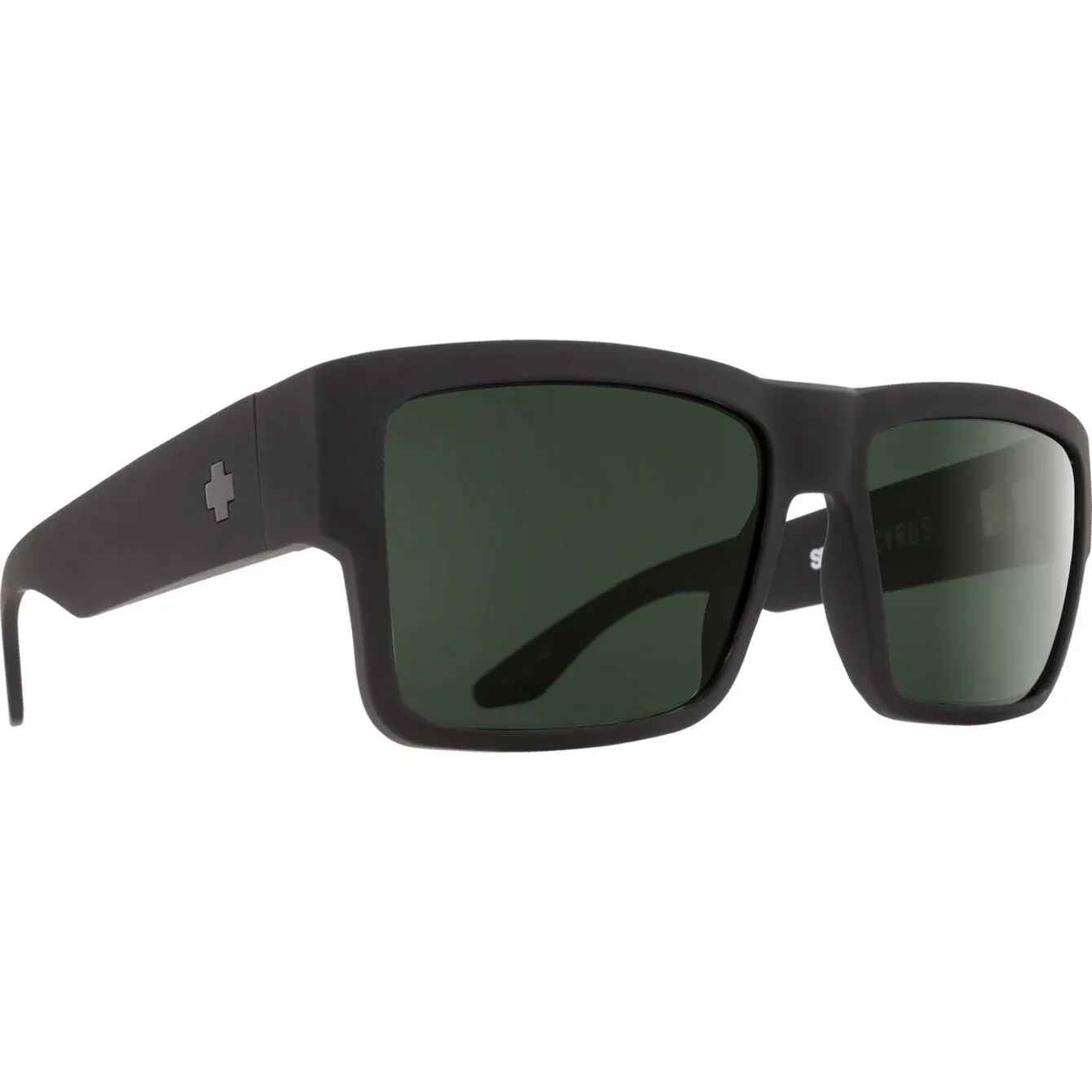 Spy Cyrus Soft Matte Black - Happy Grey Green Polar