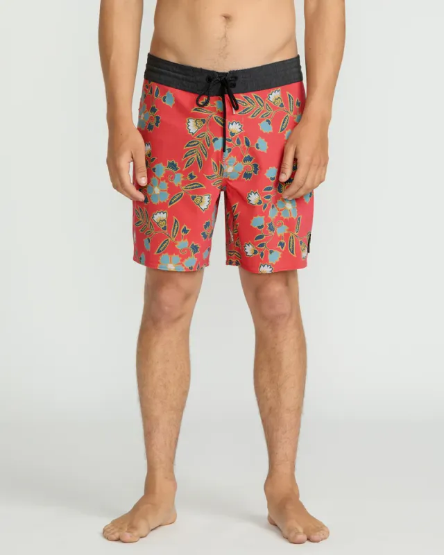 Volcom Psyche Cotton Stoney Short - Chilli Red