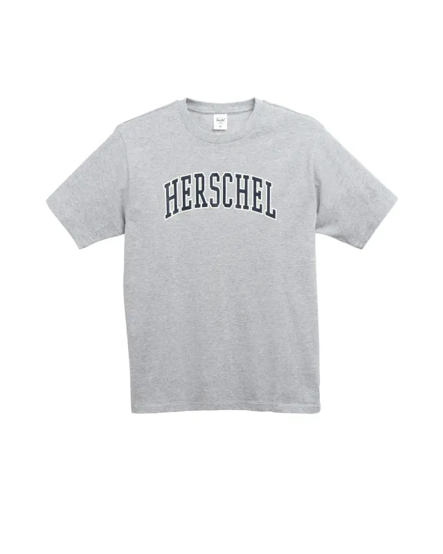 Herschel Faculty 2-Tone Tee - Heather Light Grey