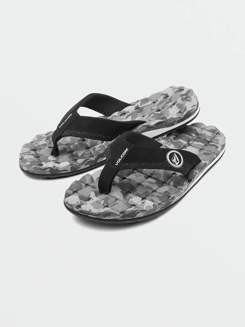 Volcom Recliner Sandal - Grey Combo