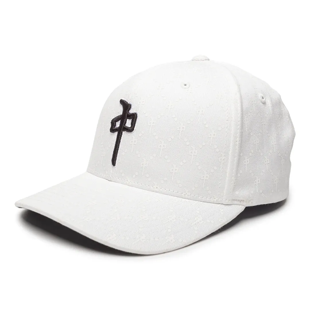RDS OG Puffy CC Pattern Flexfit - White/Black