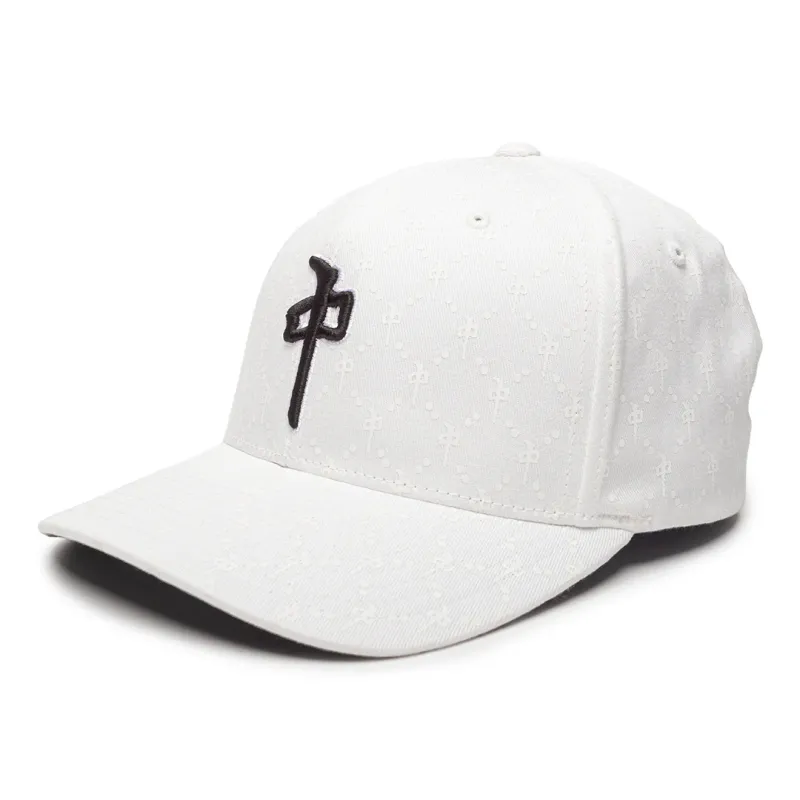 RDS OG Puffy CC Pattern Flexfit - White/Black