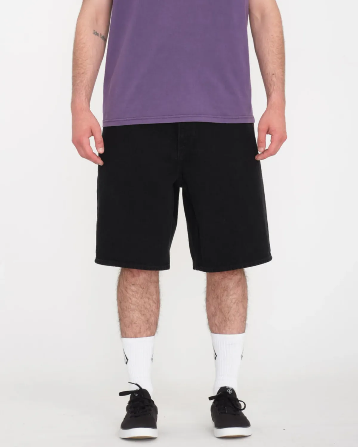 Volcom Billow Denim Short - New Black
