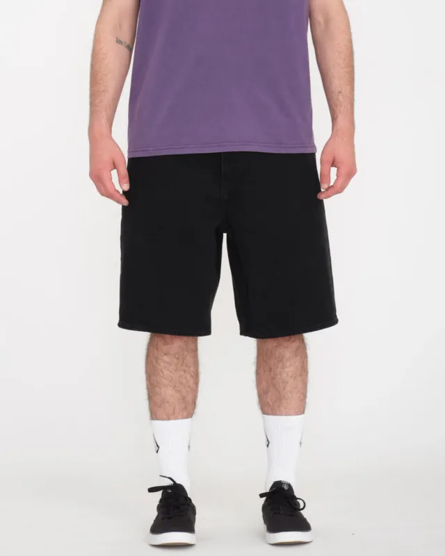 Volcom Billow Denim Short - New Black