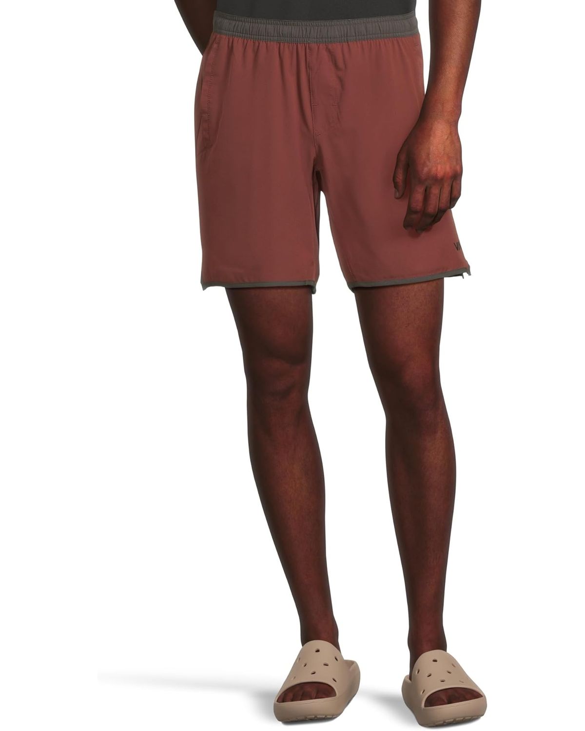 RVCA Yogger Stretch Contrast 17 - Red Earth