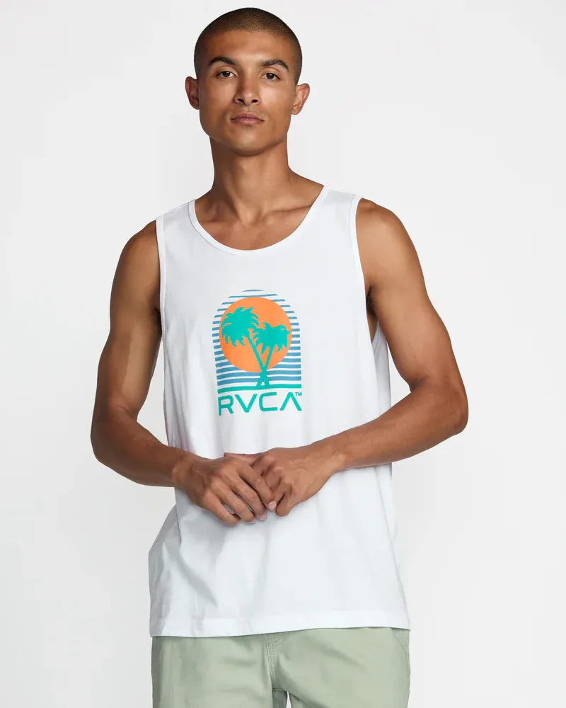 RVCA Puerto Nuevo Tank - White