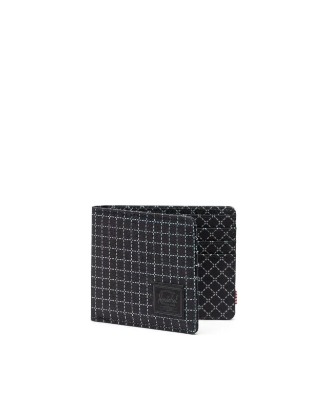 Herschel Roy Wallet - Black Grid