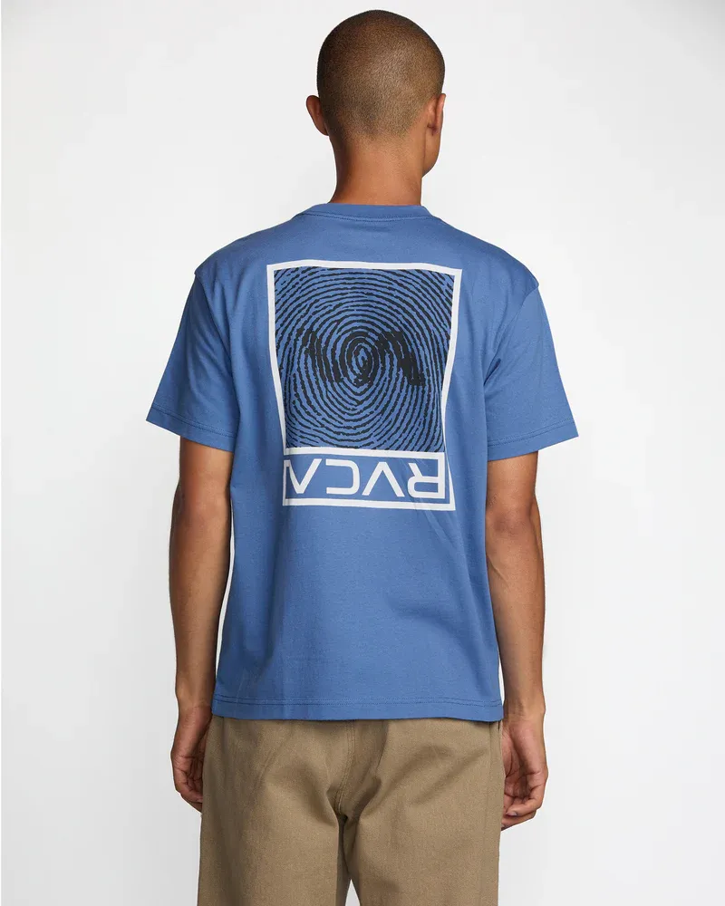 RVCA Print SS - Federal Blue
