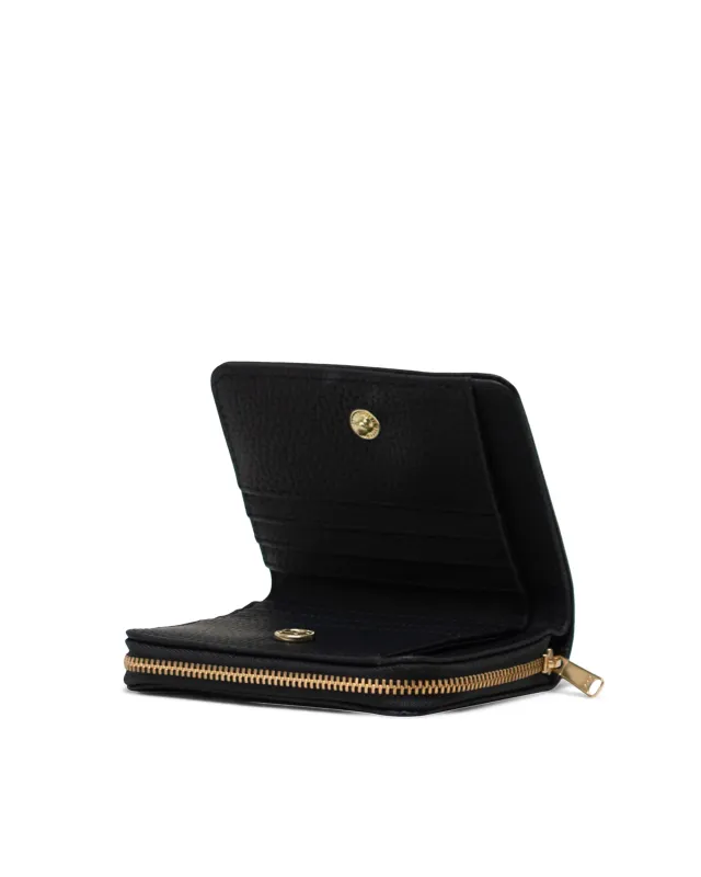 Herschel Georgia Vegan Leather Wallet - Black