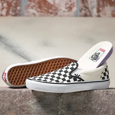 Vans Youth Slip-On - Black/White Checker