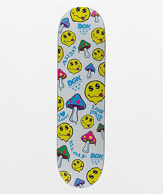 DGK Deck - Happy Drip Deck (UV Active) 8.25